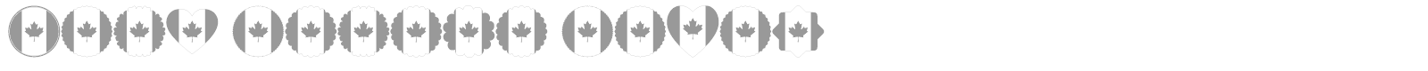 Font Canada Color font preview